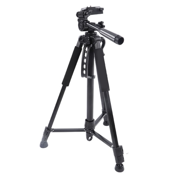 Professional 65 Inch Aluminum Alloy Camera and Phone Tripod Stand Lightweight Portable Cell Phone Holder and Selfie Stick Tripod with Storage Bag for Live Streaming Recording Vlogging, Black