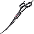 thumbnail image 1 of Professional 7.5 Inch Dog Hair Grooming Scissor Up Curved Scissors Pet Shears For Dog Hair Grooming, 1 of 8