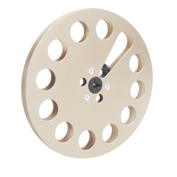 Professional 7Inch Aluminum Take Up Reel for Long Play Analog Recording, 11 Holes for Stability