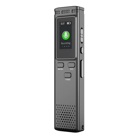 Professional 8/32/64GB Digital Voice Recorders for Clear Lecture and Meeting Recordings with Password Security