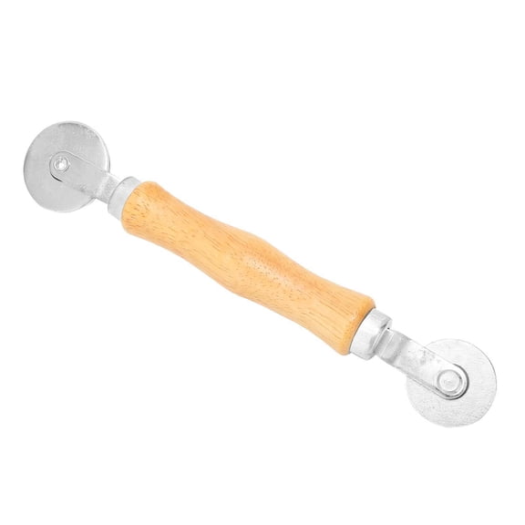 Professional 8.7 Inches Aluminum Alloy Window Screen Rolling Tool with Ergonomic Handle Double Sided Spline Roller for Durable Door Window Screen Installation