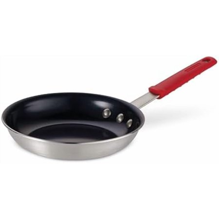 Professional 8-Inch Ceramic Non Stick Small Frying Pan, Heavy-Gauge Aluminum Skillet with Ceramic Nonstick Coating, Dishwasher and Oven Safe, Black