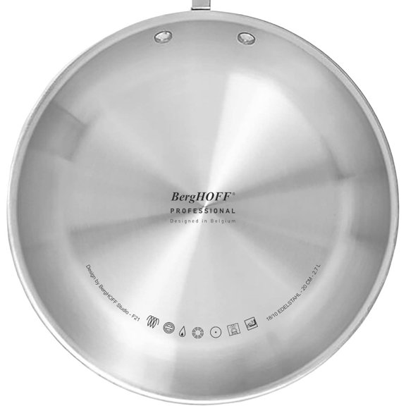 Professional 8 Inch Frying Pan with Ergonomic Long Handle, Induction Compatible, Oven Safe, and Fast Even Heating for Superior Cooking Performance