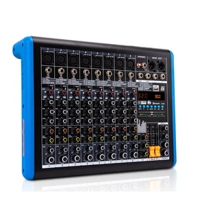 Professional 8-channel Digital Mixer Sound Card Microphone Mobile Phone Live Broadcast Computer Recording DJ Equipment ,Easy to Operate