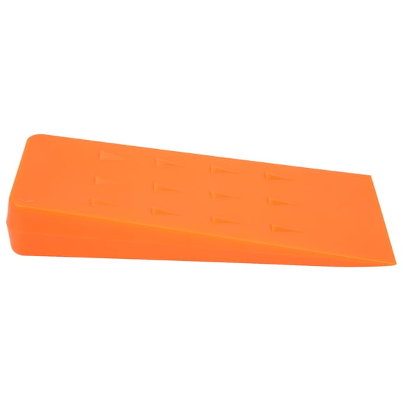 Professional 8-inch Tree Felling Wedges for Logging, Felling, and Woodworking, Heavy Duty Orange Plastic Wedge