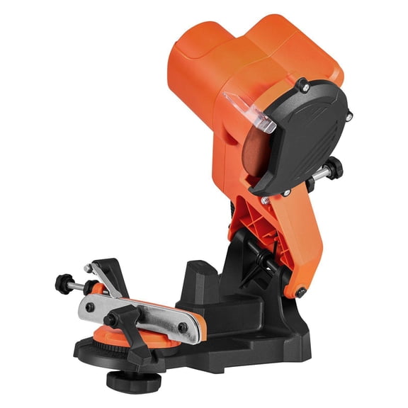 Professional 85W Bench Electric Chainsaw Sharpener 5000RPM with 2 Grinding Wheels for Woodworking Logging Gardening