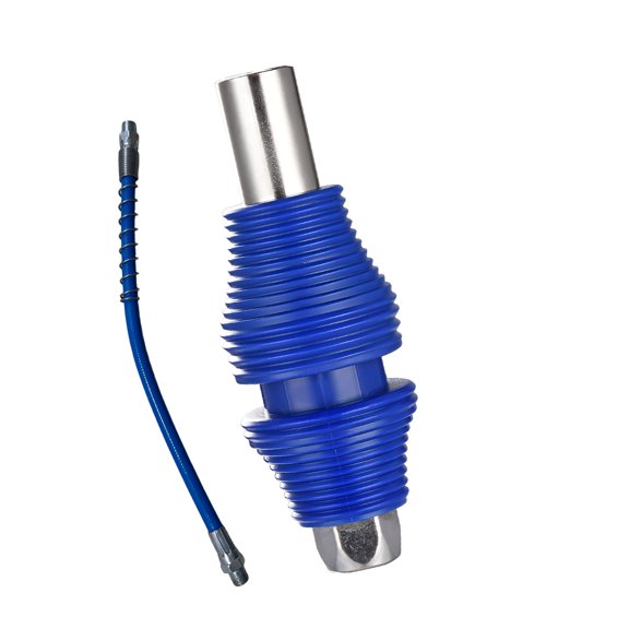 Professional 89mm Long Reaching Greases Tool Nozzle Set with Reinforced Hose Greases Coupler Tool for Automotive Repair
