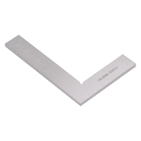 Professional 90 Degree Angle Ruler L Shape Square Right Angle Measuring Tool for Machinist and Woodworking Multi-Functional Stainless Steel Flat Edge Square, 5.9 x 3.9 inches / 150 x 100 mm