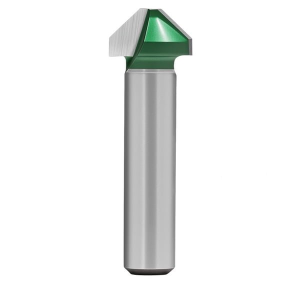 Professional 90 Degree Double Edged Chamfering Router Bit 1/4inch/6mm/8mm Shank Aluminum Plate Woodworking Tool
