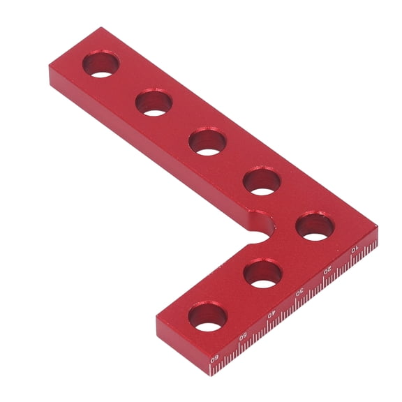 Professional 90 Degree Mini Aluminum Alloy Woodworking Square Ruler, Accurate Carpenter Measuring Center Finder Machinist Square Tool (10x6 in / 25.4x15.2 cm)