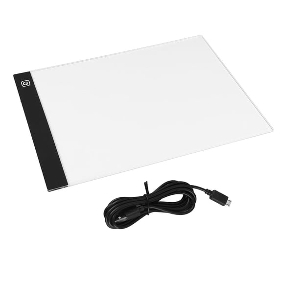 Professional A4 Tracing Light Box - Stepless Dimming USB Powered LED Light Pad for Painting, Animation, Sketching, and Crafting (13.7x9.8 in / 35.0x25.0 cm)