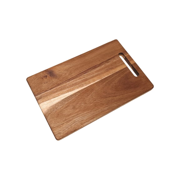 Professional Acacias Chopping Board Juices Grooves Designs Thickened Base Reversible Cutting Board