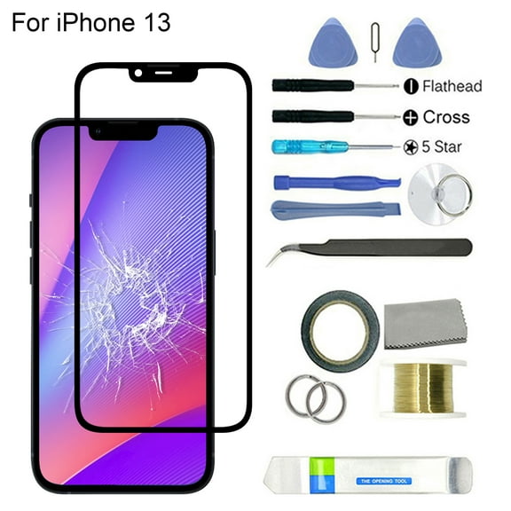 Professional Accurate Phone Front Glass Lens Screen Replacement for iPhone 13/13 Mini/13 Pro/13 Pro Max