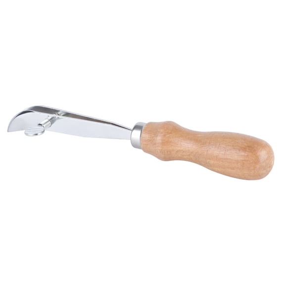 Professional Adjustable Leather Edger Creaser Border Marking Skiving Tool, Premium Handcrafted Wooden Handle Edge Beveler Craft Tool for Borders, Belts, Straps, Wallets, 10 inches / 25.4 cm