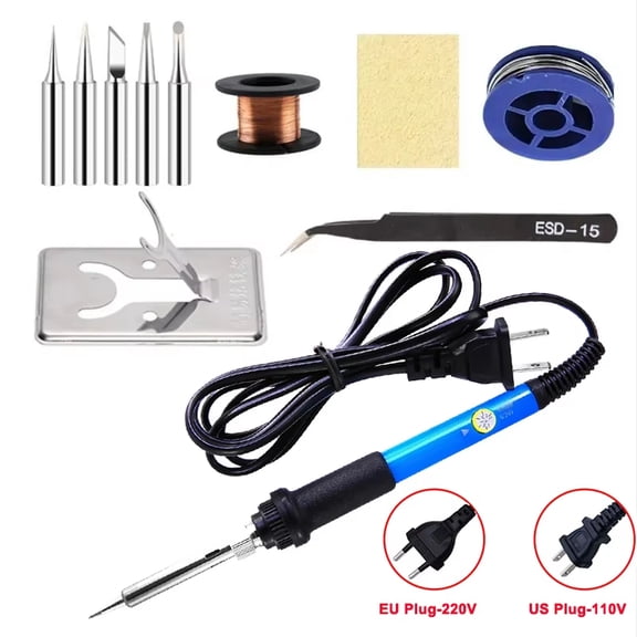 Professional Adjustable Temperature Electric Soldering Iron 60W Electric Soldering Iron Welding Solder Repair Tool