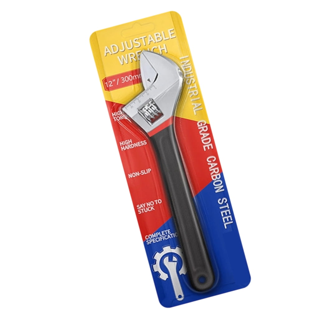 Professional Adjustable Wrench Featuring Scale for and Comfortable Handling in Various Work Setting