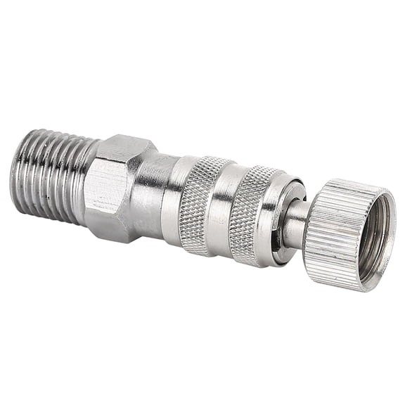 Professional Airbrush Coupler Quick Release Disconnect Adapter, 1/4 inch Thread Fitting Connectors for Paint Spraying Hose & Compressor Accessories (6.0 x 3.0 inches / 15.2 x 7.6 cm)
