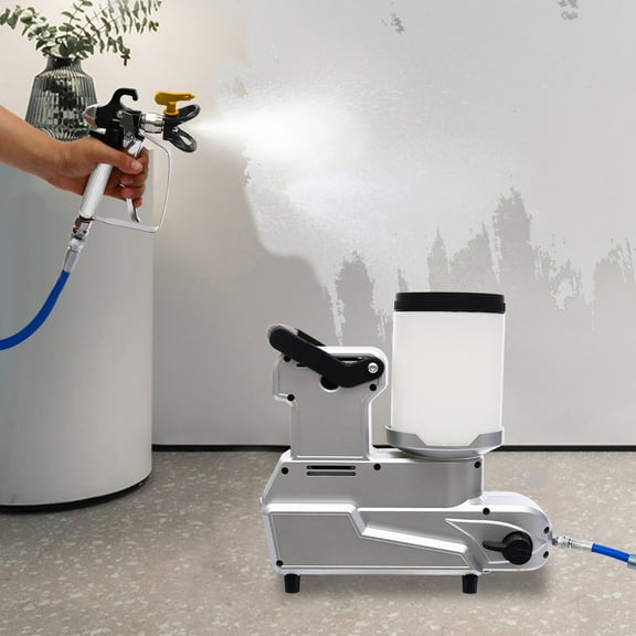 Professional Airless Paint Sprayer, 1600W Brush Motor & Adjustable Pressure Knob, 84.54Oz/min Output, 120MPa Max Pressure, Rustproof Plastic Body, for Indoor/Outdoor Projects