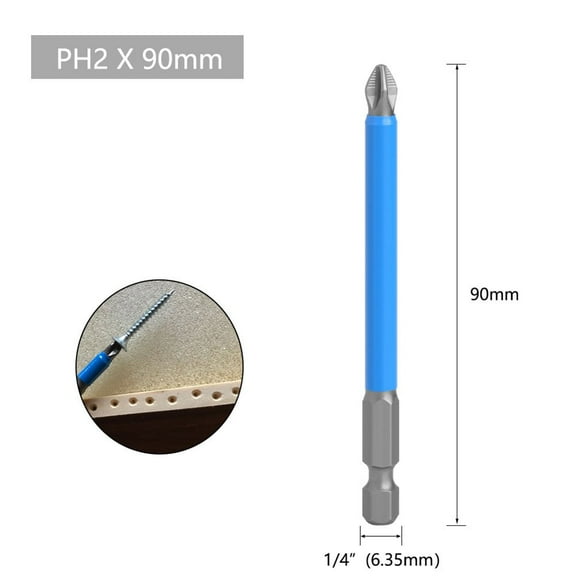 Professional Alloy Steel Long Reach Electric Screwdriver 25150Mm Bits Ph2 Superior Quality For Reliable Performance