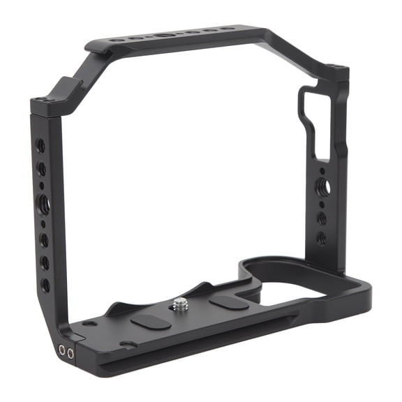 Professional Aluminum Alloy Camera Cage Rig for S5 II IIX Cameras Compatible with Arca Swiss 38mm Quick Release Bottom Rail Protective Photography Frame Set Dual Hex Wrenches Included 10 x 5.1 in