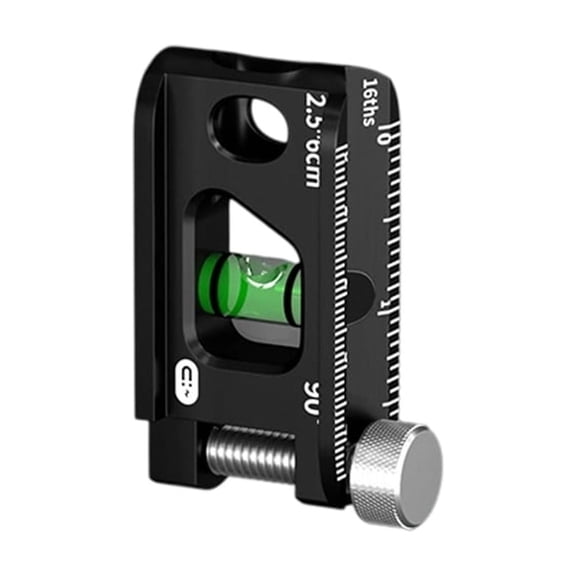 Professional Aluminum Bubble Level With Magnetic Track Double Measurement Scale Adjustable Thumb Screw Design