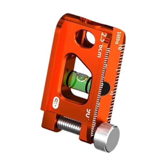 Professional Aluminum Bubble Levels With Magnetic Track Double Measurement Scale Adjustable Thumb