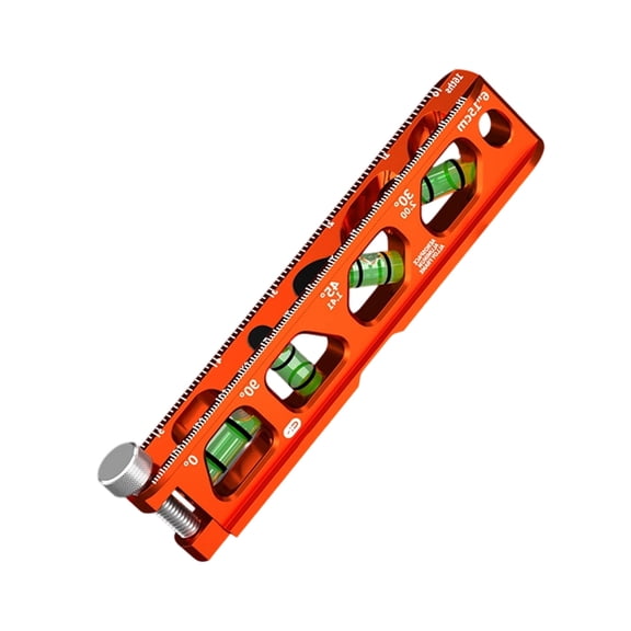 Professional Aluminum Bubble Levels With Magnetic Track Double Measurement Scale Adjustable Thumb