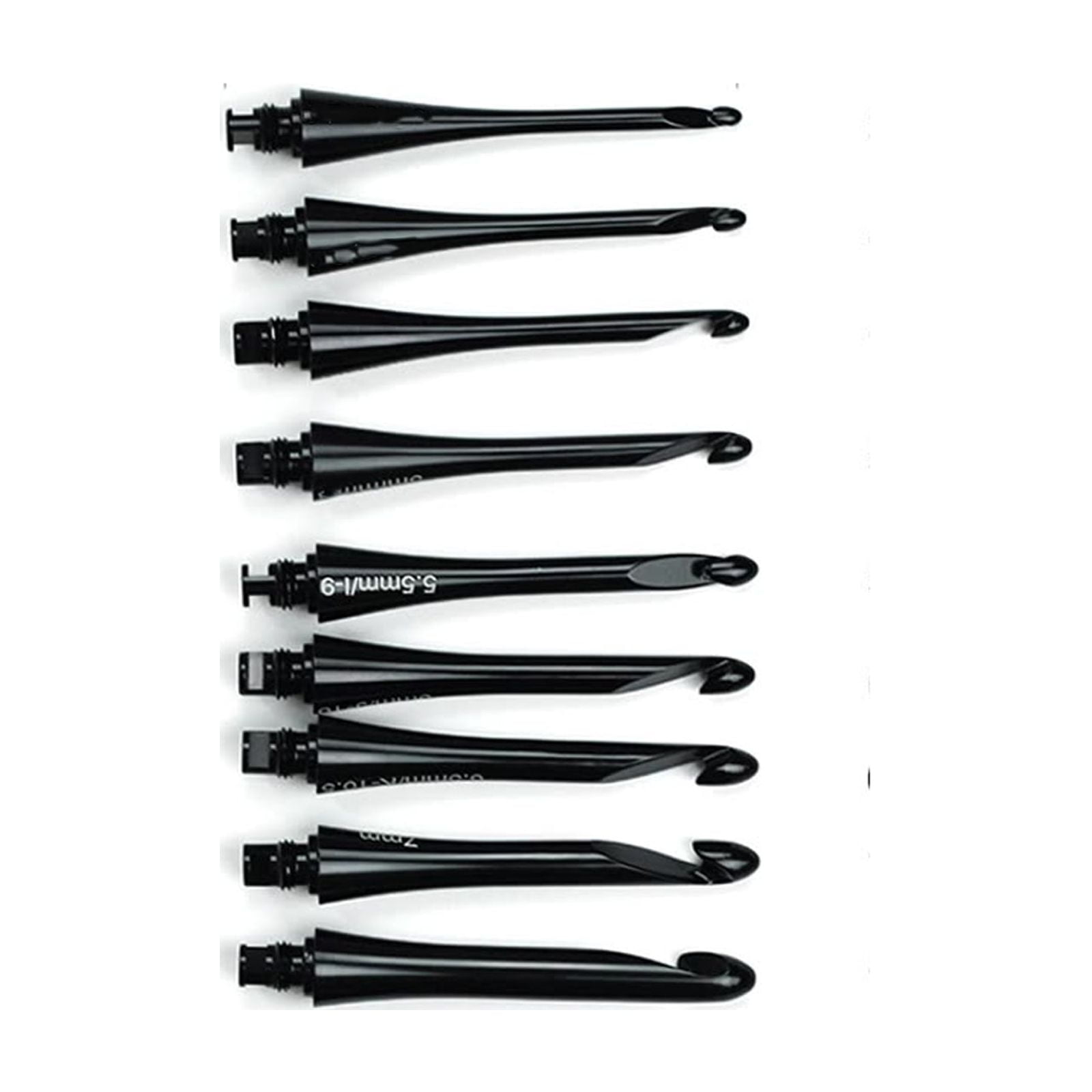 Professional Aluminum Crochet Set Including 9 Detachable Heads For Knitting Enthusiasts