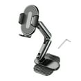thumbnail image 1 of Professional Aluminum Dashboard Phone Mount Rack Holder Adhesive Base 360 Rotation Adjustable For 4-7 Inch Devices, 1 of 8
