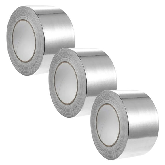 Professional Aluminum Foil Tape 3 inch x 150 feet – for HVAC, Hot and Cold Air Ducts, Insulation and More (3 Pack)