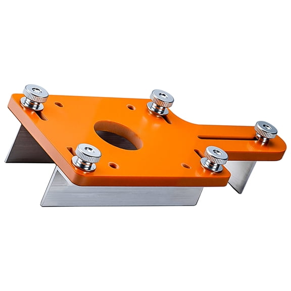 Professional Aluminum Router Table Insert Plate For Trimmers With Adjustable Positioning Bracket Woodworking Tool