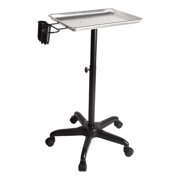 Professional Aluminum Salon Cart Adjustable Trolley Accessory for Hair Tool Storage Beauty Clinic Workshop Use