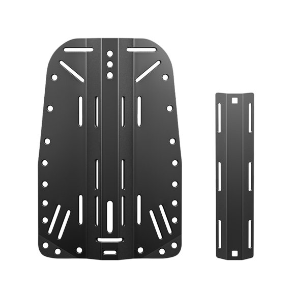 Professional Aluminum Scubas Backplate Secure Tanks Attachments With Multiple Connection Point For Dives Equipment