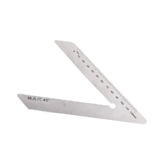 Professional Angled Measuring Tool Corrosions Stainless Steel Construction with Clear Scale Accurate Readings