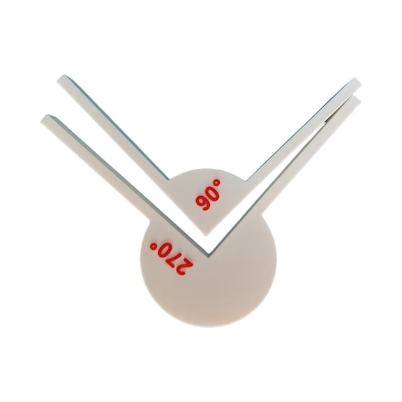 Professional Angles Measurement Tool Ergonomic Grip Angles Measuring Ruler Math Geometry Tool For Engineering Project