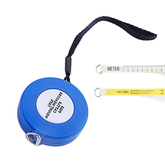 Accurate Weight and Size Measurement Tool, Portable Animal Tape Measure for Multipurpose Cattle, 2.5m Retractable Measuring Tape with Clear Markings for Easy Reading, High-Quality