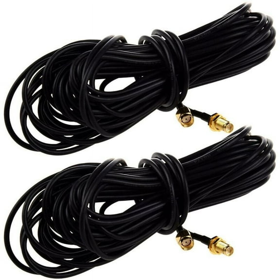 Professional Antenna Extension Solution, Coaxial Extension Cable for Seamless Wireless LAN Router Integration, Pure Copper Joints Ensuring Optimal Performance, Low Loss Coaxial