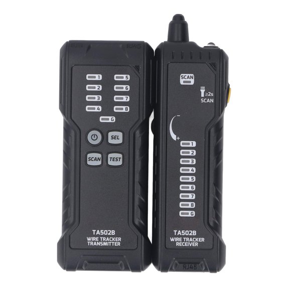 Professional Anti-Interference Wire Tracer and Multifunctional Network Cable Tester Tracker Probe Kit with RJ11 RJ45 Interface (11.8 x 4.7 inches / 30 x 12 cm)
