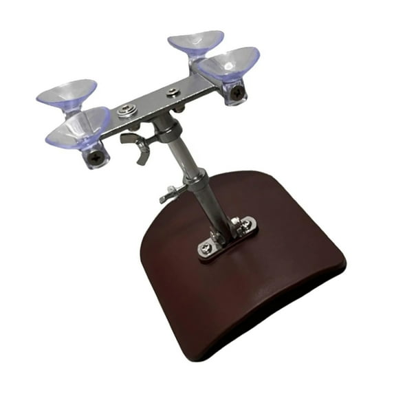 Professional Anti Vibrations Guitar Support Adjustable Clamp Nonslip Base Metal Texture Present for Classical Player