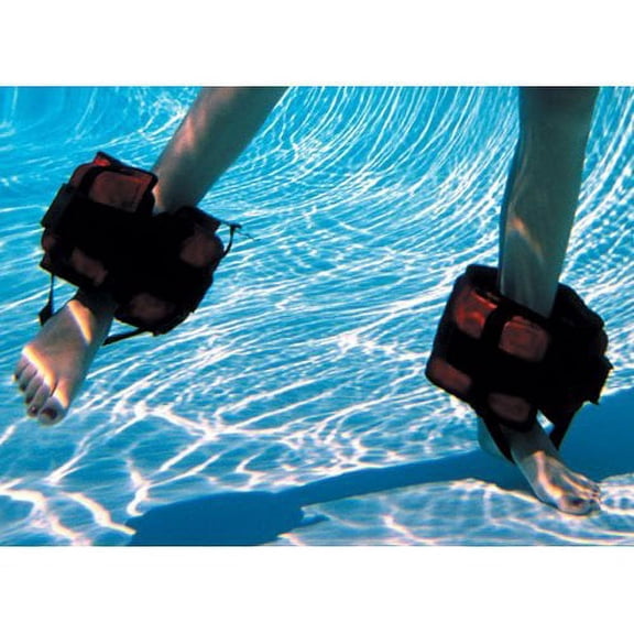 Professional Aqua Cuffs, Medium Resistance - Blue (Pair)