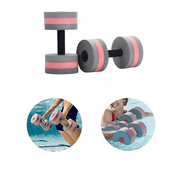 Professional Aqua Fitness Dumbbells Set 2-Pack - Lightweight Foam Water Weights for Pool Workouts, Buoyant Resistance Training for Arms & Shoulders - Non-Slip Grip Easy-Grip Design Vibrant Colors
