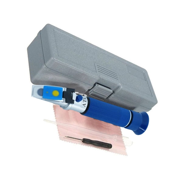 Professional Aquarium Salt Meter High Precise Salinity Tester With Temperature Compensation For Seawater Fish Tanks