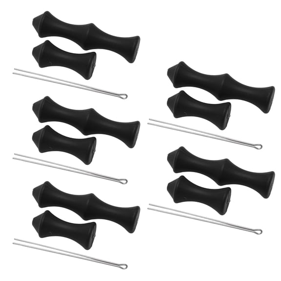Professional Archery Bowstring Finger Guards Soft Silicone Bowstring Tabs Guard Bowstring Saver for Outdoor Target Shooting Hunting Practice 5 Sets / 10 inches / 25.4 cm