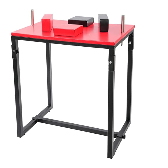 Professional Arm Wrestling Table Foldable Standard Arm Wrestling Battle Table with Adjustable Elbow Pads Steel Arm Wrestling Training Equipment for Home Gym Club