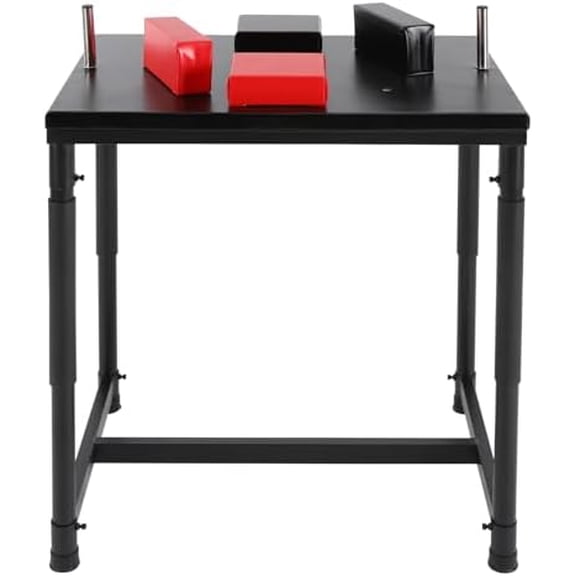 Professional Arm Wrestling Table Standard Arm Wrestling Battle Table with Pads, Detachable Wrist Force Strength Training Equipment for Gyms, Sports, Arenas, Club, Office, Load Capacity 1T/2204.62lbs