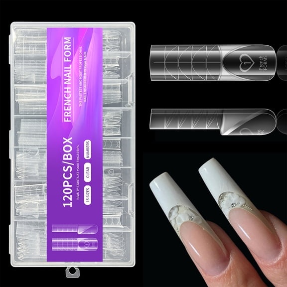 Professional Artificial Nails Extension Mold Tips Fast Curing Extension for Home Salon Use Natural Looking Tip