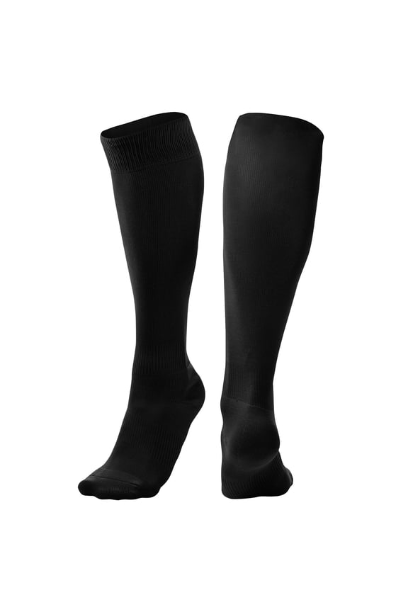 Professional Athletic Socks, 1 Pair, Large, Black