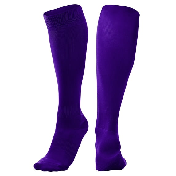 Professional Athletic Socks, 1 Pair, Large, Purple