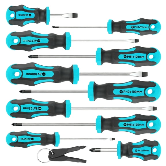 Professional Attractive Driver Set 12pc With Ergonomic Grip And Storage Bucket For Accuracy Work