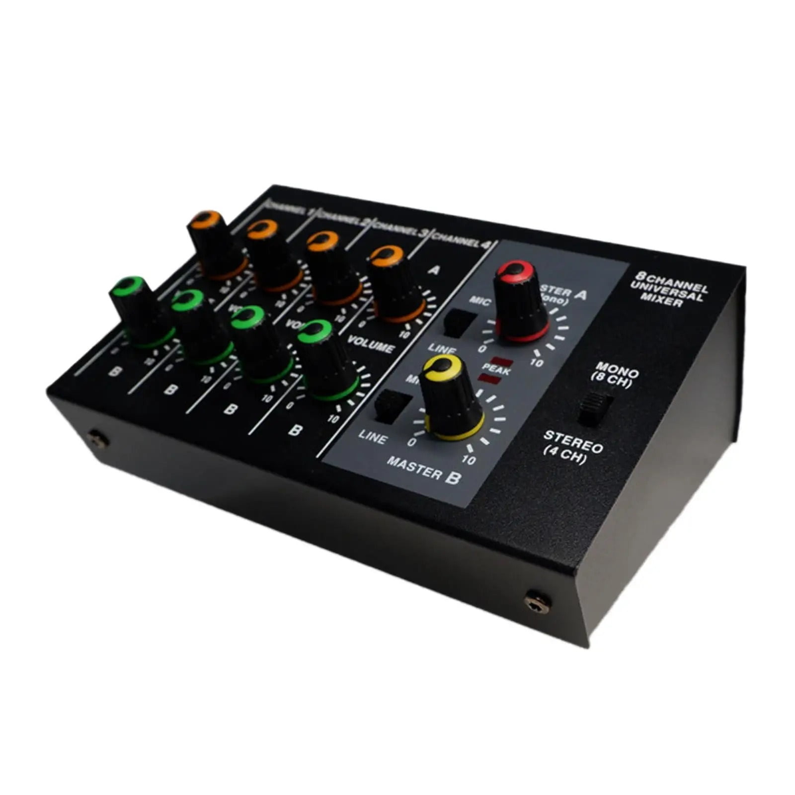 Professional Aud-io Mixer Portable Comp t Small Mixer Sound Board Console for Studio Recording Bar Home ,Precision Control